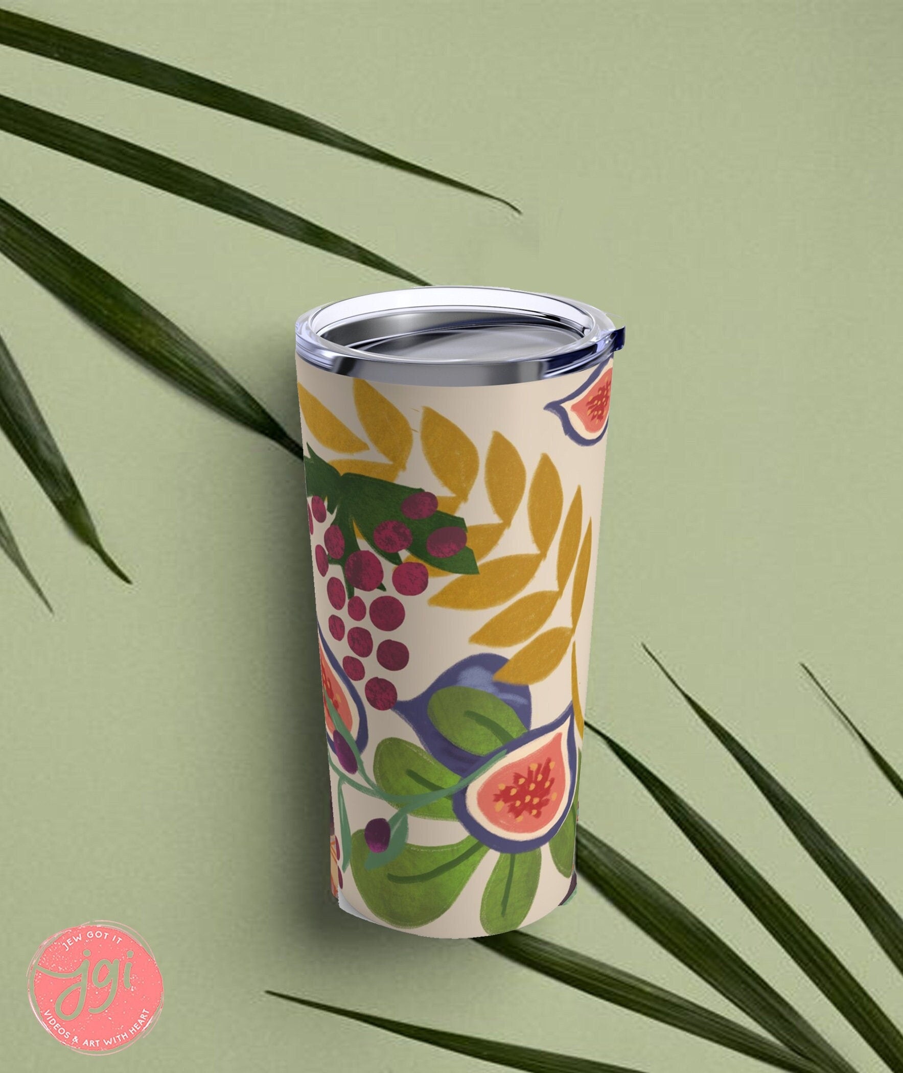 Tumbler 7 Species of Israel, Fruits of the Holyland | Fruits, water bottle, tumbler, travel mug, stainless Steel, Tumbler Cup, gift for her