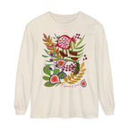 Any Design on a Long Sleeve Unisex Garment-dyed Long Sleeve T-Shirt shirt woman man jewish gift, Israel Design Graphic Shirt Am Yisrael Chai