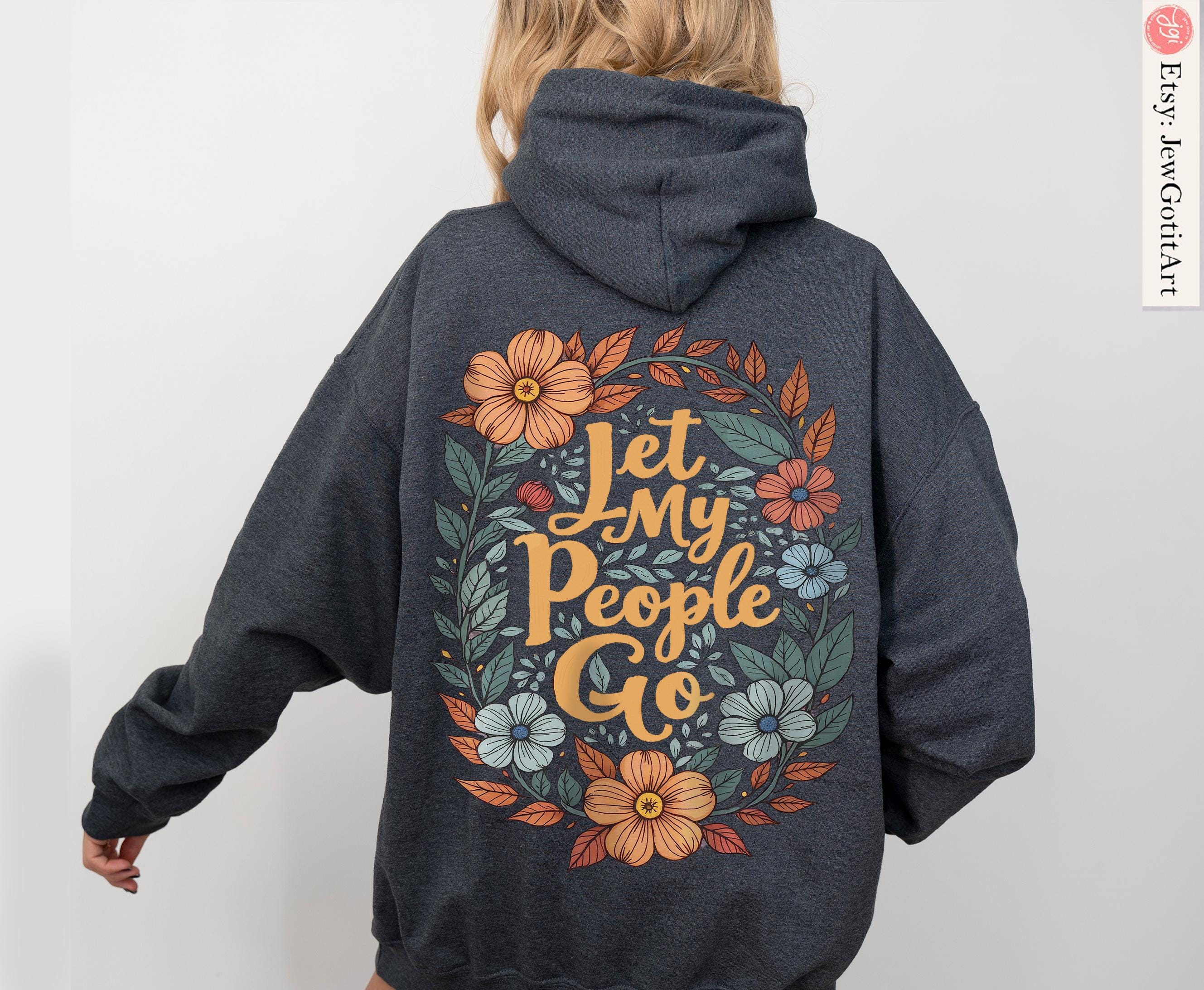 Let My People Go Passover Gift Graphic Tee Pesach Gift Jewish Israeli Artist Shirt Am Yisrael Chai Israel Art Kid T-Shirt Jewish Apparel