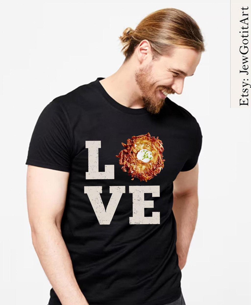 Love Latkes Hanukkah Tshirt unisex Shirt woman, man shirt, jewish gifts Israel Art Design Jewish Shirt Chanukah Israeli Artist Holiday Latke