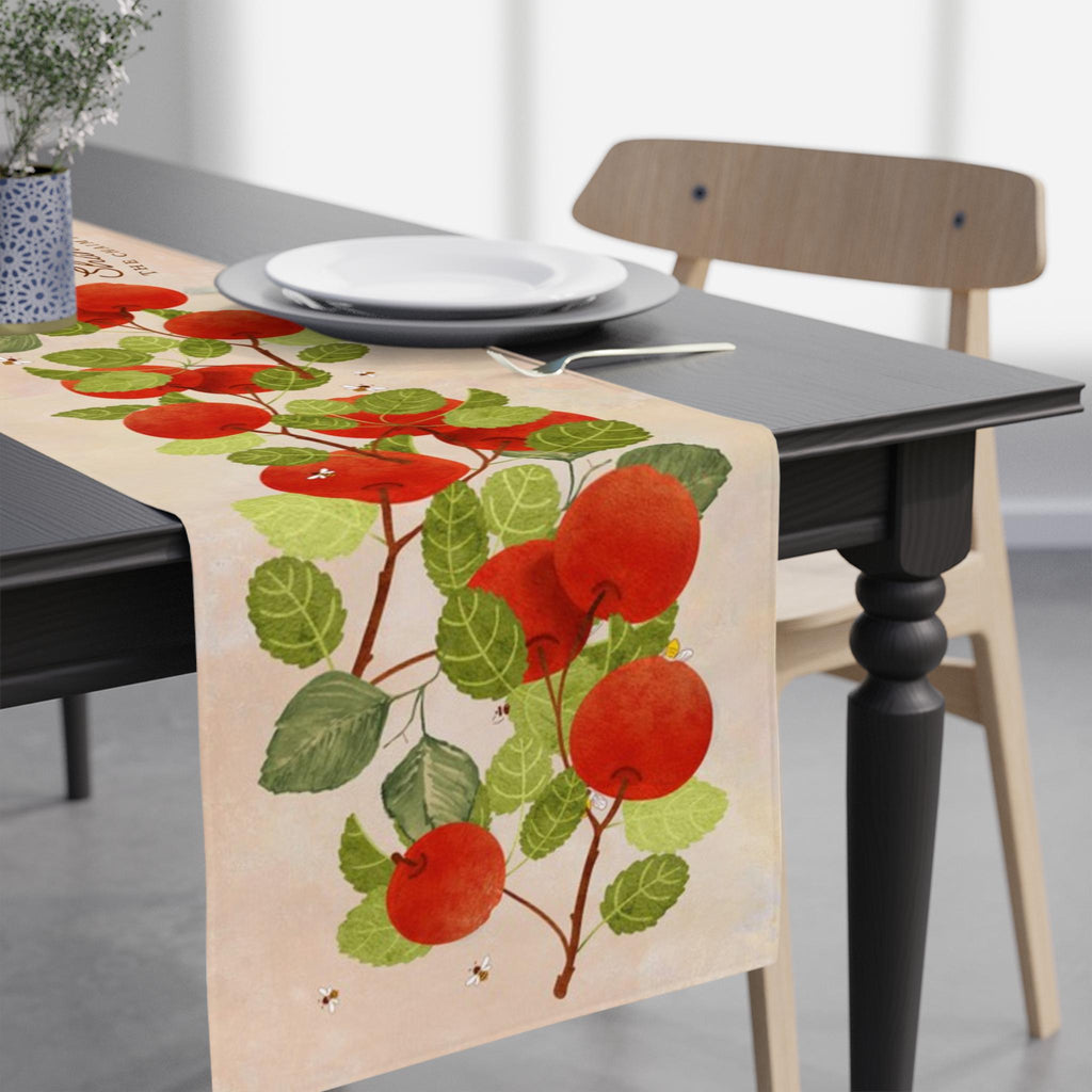 Personalized Shana tova Apple & Bees Table Runner Honey Jewish gifts holiday Israel Rosh Hashanah jewish gift Israel dinner table custom