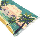 Tel Aviv Beach Scarf Israel Head Headwrap Scarves Women fabric Hair Cover Covering Jewish Israeli Artist Art Am Yisrael Chai Jewish Gifts