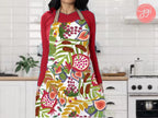 7 Species of Israel Apron, kitchen jewish gifts israel art israeli, hanukkah, hanukkah gifts fruit art kitchen decor apron for women pattern