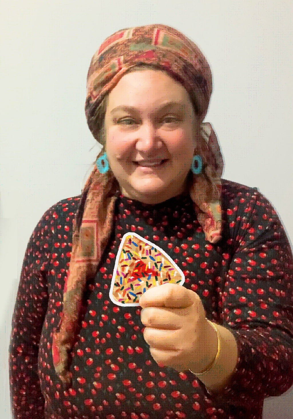 Purim Sticker Set Hamantaschen wine mask grogger crown megillah Hamantaschen jewish gift Israeli Jewish Israel Israeli Artist gifts decor