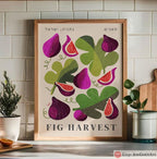 Figs Wall Art Jewish Israel Art Print Am Yisrael Chai Poster Jewish Kitchen Decor Israel Living Room Art Fruit Art Fruit Market Judaica Gift