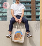 Third Holy Temple | no place like home, Jerusalem, Jewish tote bag, vintage bag, Jerusalem city, trendy bag, Jewish gift, Jewish Art, Israel