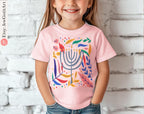 Hanukkah Flower Menorah Hoodie Sweatshirt Unisex Hanukkah, hanukkah gifts, Jewish gift, Israel art chanukah woman kid shirt flower tshirt