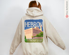 Hebron T-shirt | Israel City Shirt | Israeli Artist Gift | Jewish Pride Apparel | Am Yisrael Chai Sweater | City Art Sweatshirt Long Sleeve
