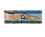 Israel Flag Map Scarf Light Men Women fabric Hair Cover Covering Jewish Israeli Artist Am Yisrael Chai Headwrap Israeli Maps State Gifts