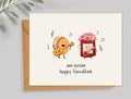 Funny Hanukkah Cards Holiday Jelly Donut Jam Session Punny Happy Hanukkah Cards donut, Chanukah Card donuts Greeting Card Set Jewish Holiday