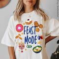 Hanukkah Shirt • Feast Mode on Latke • Donut Art Sweatshirt • Unisex Jewish Gift • Israeli Artist • Israel Chanukah חנוכה T-Shirt