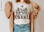 It's all for the good הכל לטובה Jewish Hebrew saying woman man shirt jewish gift Gifts israeli tshirt israelite Am Yisrael Chai Sun shirt