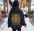 Rising Lion Shirt Israel Lion Am Yisrael Chai T-Shirt Nation Who Rises Like a Lion Jewish Pride Shirt Hebrew Shirt Israel Gift IDF Support