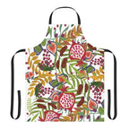 3 Kitchen Set Apron, Mug, kitchen towel 7 Species of Israel Art jewish gifts israeli Artist gifts fruit decor apron for women pattern gift