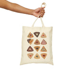 Hamantaschen Purim Tote Bag Mishloach Manot Canvas Shopping jewish Holiday gifts Israel Art gifts Israeli Artist Personalized Custom Israel