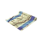 Israeli Flag Map Table Runner Decor Decoration Jewish gifts Israel gift Holiday Israeli Artist Israel State Maps Jewish Star of David