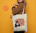 Rebbe Art Bag, quote bag, think good and it will be good, bag, Tote bag, canvas bag, Rebbe art, Rebbe photo, Aesthetic, Jewish, Art, gift