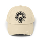 Am Yisrael Chai Hat Distressed Lion Zion Judah Israeli Artist Israel Jewish Art Holiday Hats Men women Baseball hats gift gifts Unisex Cap