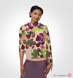 Figs of Israel Scarf Head Headwrap Fruit Scarves Women fabric Hair Cover Covering Jewish Israeli Artist Fruits Art Am Yisrael Chai Passover