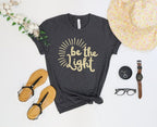Be the Light Hanukkah Tshirt, Jewish gift, chanukah, hanukah, shirt woman, man shirt, jewish gift, Israel, Design Graphic Shirt, Gift, tee