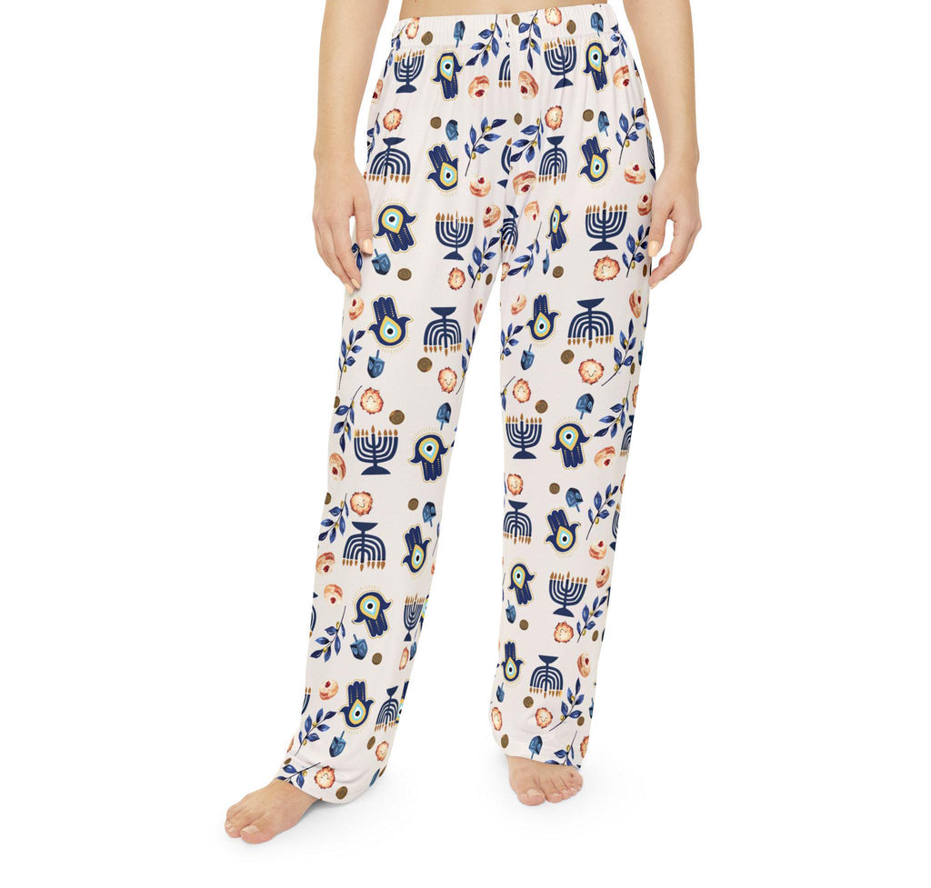 Hanukkah Menorah Hamsa Pajamas Family Matching Kids Menorah Shirt for Women Men Babies Jewish Gift for Chanukah Holiday Onesies Hamsa Shirt