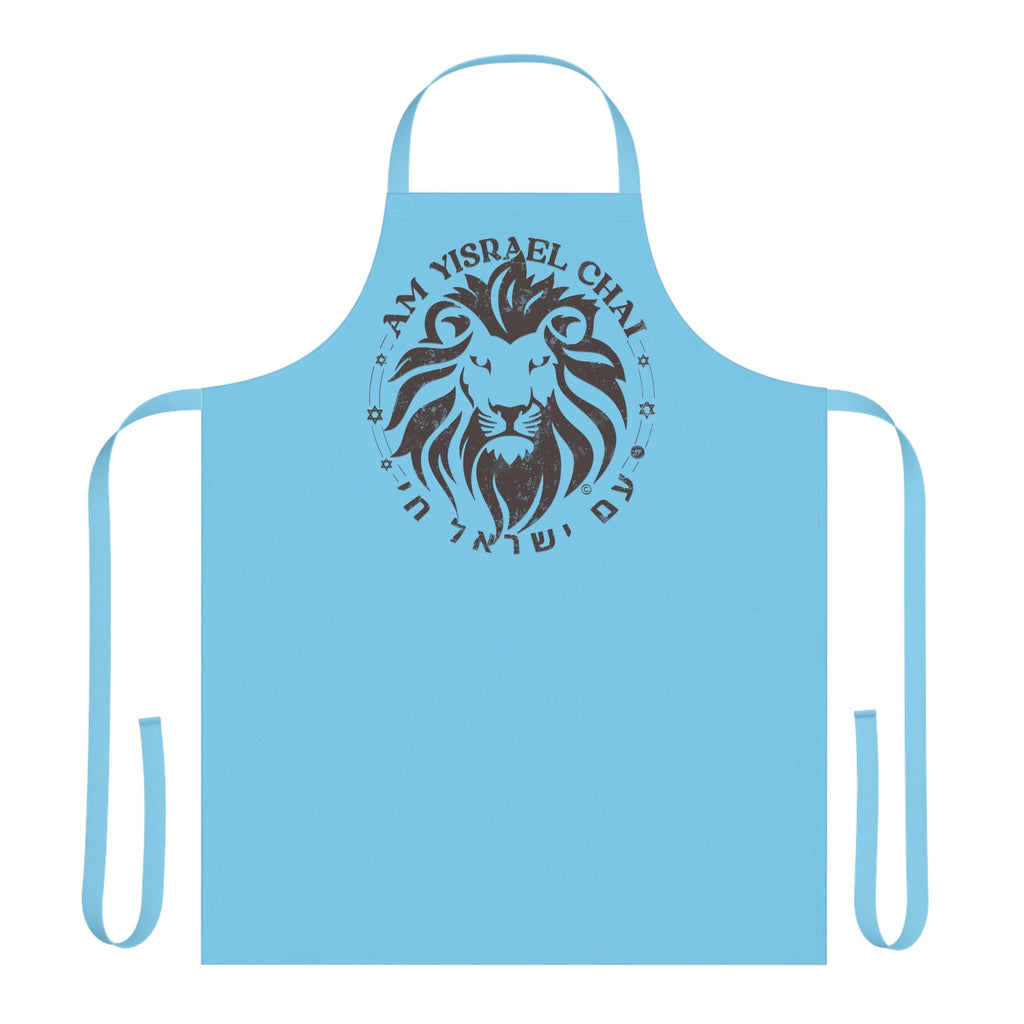Am Yisrael Chai Apron, Lion Zion Lion Judah kitchen, jewish gifts, israel art, israeli, hanukkah, hanukkah gifts, cooking, kitchen decor