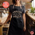 Challah Apron saying Challah Baking time, kitchen jewish gifts israel art israeli gifts Shabbat Shalom kitchen decor apron for women pattern