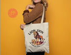 Am Yisrael Chai tote bag, Lion of Zion, Hebrew, art, tote bag, cotton bag, israel, everyday bag, shopping bag, jewish gift, Hanukkah gift