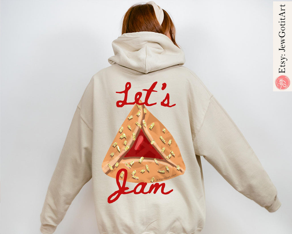 Hamantaschen Purim Baby Onesie Toddler Kid TShirt Sweatshirt Shirt Let’s Jam Purim Costume Jewish Holiday Gift Chai Cookie Shirt Purim Gift