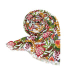 7 Species Israel Scarf Head Headwrap Light Scarf Women fabric Hair Cover Covering Jewish Israeli Artist Fruits Art Am Yisrael Chai Passover