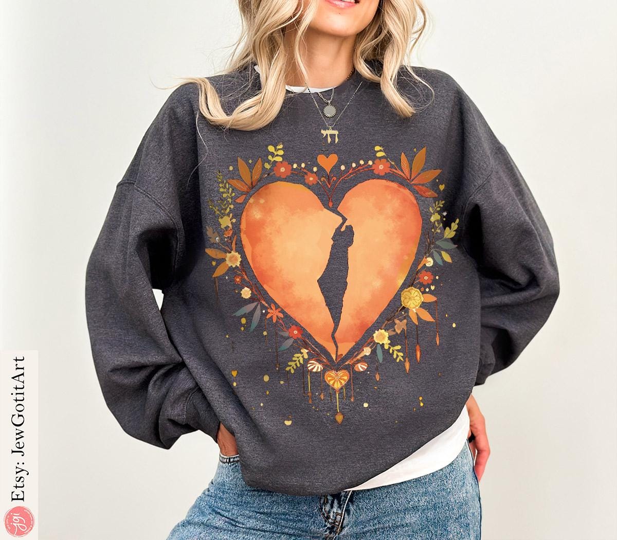 Israel Heart Shirt Never Forget Never Forgive Sweatshirt Am Yisrael Chai Shirt Jewish Pride Tee Israel Support Israel Shirt