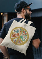 Shalom Peace Sign Tote bag Canvas Mug 11oz 15oz jewish art coffee Ceramic Israel jewish Hanukkah Gifts Israeli Artist Israel Art World Peace