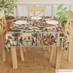 Passover Story Table Runner Egyptian Hieroglyphs Matzah Cover Afikomen Set Seder Table Decor with Ancient Egyptian Art Pesach Gifts Towel