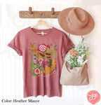 Fruits & Produce of Israel, 7 species Israel, fruit, shirt woman, man shirt, jewish gift, Israel, Design Graphic Shirt, Gift for her, shirt