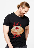 Hanukkah Donut Tshirt Jelly Donut Shirt woman man shirt jewish gift Israel Design Jewish Shirt Chanukah Israeli Artist Holiday Let's Jam