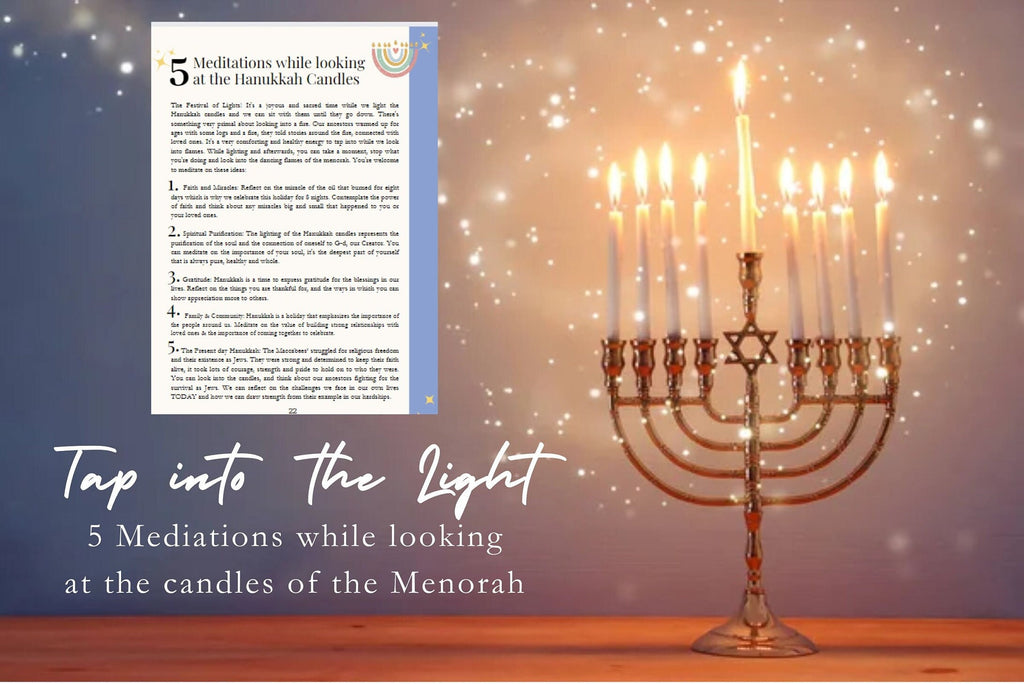 Hanukkah Cookbook Digital Download Recipes blessings Spiritual Preparation, Ebook Chanukah Printable Jewish Holiday Menorah Dreidel Jokes