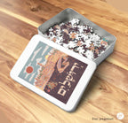 Israel Cities Puzzles Jewish Art Gift Kids Adult Gift Israeli Artist Puzzle Box 120, 252, 500, 1000 Piece Jerusalem Tel Aviv City Passover