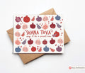 Rosh Hashanah Shana tova Greeting Card Set Pomegranate Jewish Holiday Greeting Cards pomegranates gifts shana tova card rosh hashana