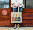 MAZEL TOV Tote bag, cotton canvas bag, Tote bag, Aesthetic tote bag, Aesthetic, Gift for her, Gift for him, Art tote bag, Art, L'chaim