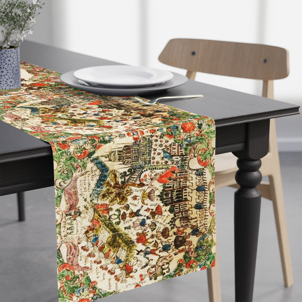 Personalized Purim Table Runner Decoration Jewish gifts Israel Mishloach Manot gift Holiday Israeli Artist Decor Art customized Costume