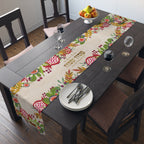 Personalized Passover Table Runner - Jewish Art Israel Gift - Seder Plate Decoration Customized Holiday Decor by Israeli Artist Pesach gifts