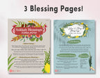 Printable Sukkot Cookbook & Spiritual Preparation, Recipes, Lulav etrog blessings, Ebook, shana tova, Download, Jewish New Year, Digital