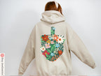 Hanukkah Dreidel Sweater Tshirt unisex Flowers Art sweatshirt woman jewish gift Israel Jewish Shirt Chanukah Israeli Artist Holiday Dreidels