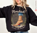 Jewish Mom Shirt Lego-Inspired Momshiach Hebrew Shirt for Women Shabbat Israel Tee Bible Gift | Jewish T-Shirt for Mom Kids & Family Design