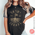 Israel Established 1273 BCE Est Am Yisrael Chai TShirt graphic shirt israel art jewish gift Rosh Hashanah Gifts Jew Israeli Tree Israel Flag