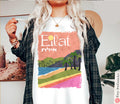 Eilat Israel Tshirt unisex Shirt woman, man shirt, jewish gifts Israel Art Design Jewish Shirt Hanukkah Israeli Artist City Cities of Israel