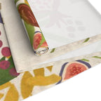 Personalized Shabbat Shalom Table Runner, Jewish gift, shabbos, Israel, 7 species of Israel, fruits flowers