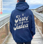 Jews are from Judea T-Shirt & Sweatshirt | Unisex Zionist Shirt | Israeli Artist Design | Jewish Gift | Israel Pride Apparel Hebrew Clothing