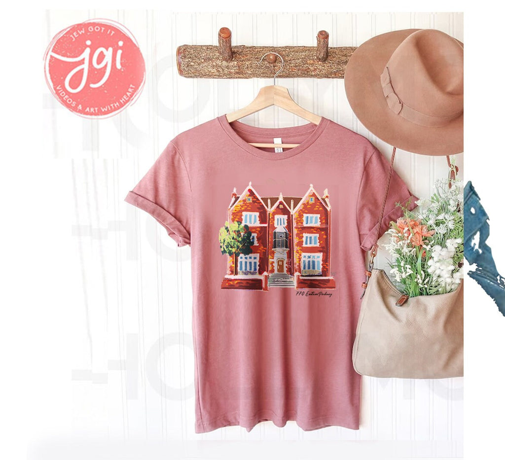 Chabad House 770 Eastern Parkway, Chabad, shirts for women, shirt, tshirt, shirt design, jewish art, Aesthetic, Gift for her, Rebbe, Jewish