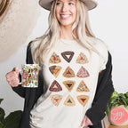 Hamantaschen Purim Shirt Cookie Cookies Stand with Israel Unisex t-shirt Jewish gifts Am Yisrael Chai Cotton Israel Art Israeli Artist Gift